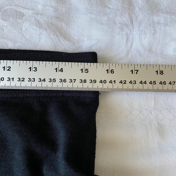 Wilfred Free‎ Women's Black Side Ruched Pull-On Midi Skirt Size Large - Picture 9 of 13